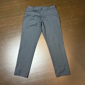 Lululemon Athletica Gray Slim Stretch Chino Pants Mens 34 Casual Tech